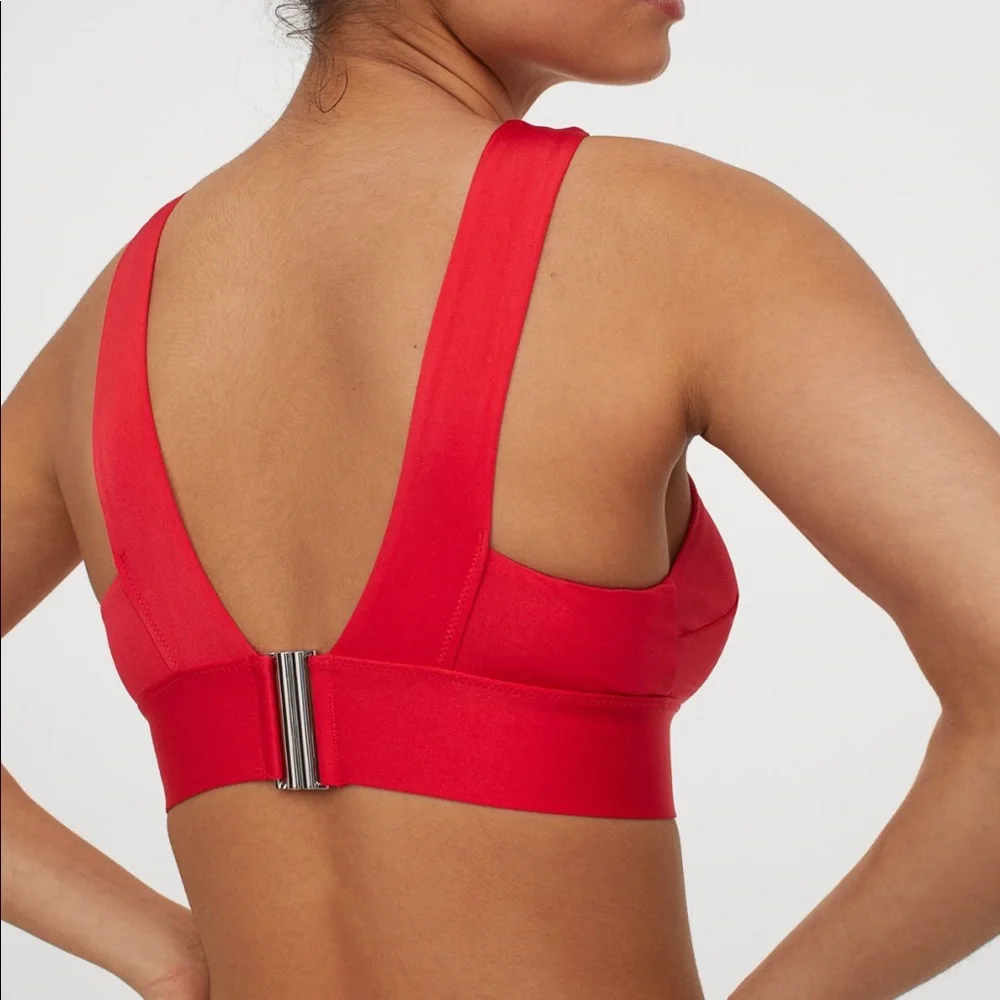 H&M Red Crisscross Bikini Top - Picture 2 of 4